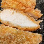 Tontake - チキンかつの断面