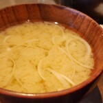 とんかつ 太志 - 信州白味噌の優しいお味噌汁