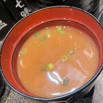 とん竹 - 豆腐の味噌汁