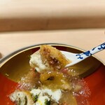 新日本料理おぶね - ▫︎浜名湖の牡蠣に蕪のあんかけ②