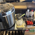 昭和ホルモン食堂 - セルフコーナー！盛り盛り盛れますよd(￣ ￣)