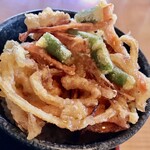 久兵衛屋 - ミニ野菜かき揚げ丼！