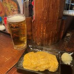 やきとり一番 - だし巻きとBEER