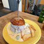 イル フロッグス - 「ガーリックホワイトソースバーガー」(1815円)