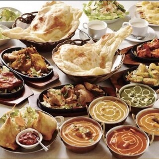 Draft beer OK♪Enjoy curry, naan, and a la carte dishes with all you can eat and drink!