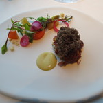 オーグードゥジュール ヌーヴェルエール - 次は北海道産鱈の白子のソテーです。