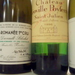 ベル･エポック - モンラッシェ２００２ドルーアン、ＤＲＣヴォーヌロマネ１ＥＲ２００２、シャトーレオヴィルポワフェレ９６他グランヴァンずら＾り