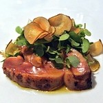 ギュール ルモンテ - フォアグラのポアレ・青紫蘇・セルフィーユの根