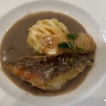 RESTAURANT RIVIERA TOKYO - メバルの柚子庵焼きと蟹のパイ包み絶品です