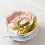 雞肉蕎麥面 【鹽】 (煮雞蛋·海苔·無)