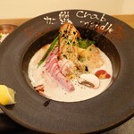 カニ蟹 crab noodle 三宮 - 