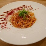 カニ蟹 crab noodle 三宮 - 和え玉350円