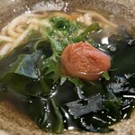 うどん屋 きすけ - 梅わかめうどん