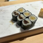 鮨 よし富 - 地味に美味しかった巻物　かんぴょうを初めて美味しいと思いました