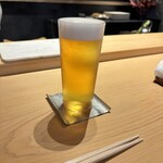 鮨 よし富 - このタイプの薄いガラスのグラス、大好き❤︎