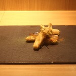 RISTORANTE IL NODO - イタリア産ホワイトアスパラ 穴熊パンチェッタ 山の香り