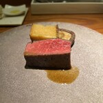 トムクリオーザ - 牛ヒレステーキ、椎茸、さつまいも