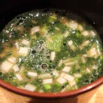 島津 - ボタンエビの頭の味噌汁