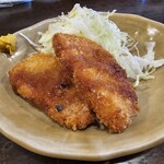 金町製麺 - ハムカツ
