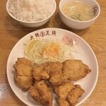 大阪王将 - 唐揚げ・ライス＆スープセット╰(*´︶`*)╯♡