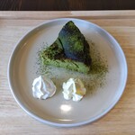珈琲 時々 抹茶 - 抹茶バスクチーズケーキ