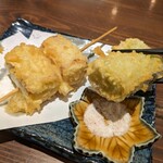 そば処 花月庵 - 熱々を塩で