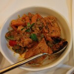 インディアンレストラン西麻布 by KENBOKKE - ミックスベジタブルのカレー　ゴロゴロ野菜