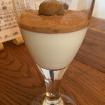 ガストロノミア冨屋 - 栗のパンナコッタ