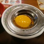 松屋 - 付属の生卵