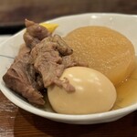 お好み焼屋みっちゃん - 「おでん」
      スジ･卵･大根
      しみしみ