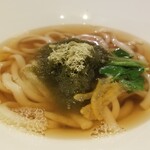 あんぷく - とろろ昆布うどん。