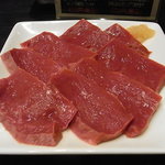 山田屋 - ハツ刺し　薄切り四角