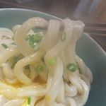 うどん処 杉 - 【2013年12月】「釜たま（太麺）」のたまごは中に。。
