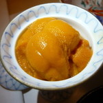 赤坂 詠月 - ４．お造り（雲丹）　2014.1.20