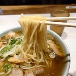 ちえちゃんラーメン - 中太平打ちストレート麺