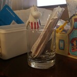 キッチン ブルー グローブ - ムーミンの爪楊枝入れ