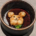 西中州焼肉 きらく - サーロインとマルカワにつけるおろしポン酢
