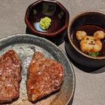 西中州焼肉 きらく - サーロインとマルカワ
