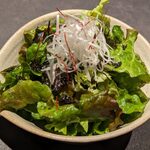 西中州焼肉 きらく - トリュフオイルのチョレギサラダ