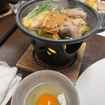 名古屋コーチン・旬菜 一鳳 - すき焼き風の小鍋