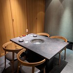 西中州焼肉 きらく - 店内(個室)