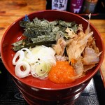 炉端かば - 割子そば (薬味)