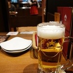 Ginza Raion - サッポロ生ビールジョッキ530ｍｌ682円