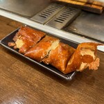 昭和レトロ鉄板酒場 のんで忘れるか - 焼きポテトサラダ
