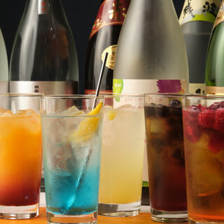 We offer a wide variety of alcoholic beverages at a good price!