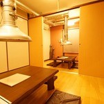 Shichirin Yaki Wasaku - 完全個室。お２階大人数でもゆっくりとおくつろぎ頂けます。