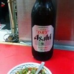 豚足のかどや - 生ビールがあるじゃないかはキリンドラフトだね。