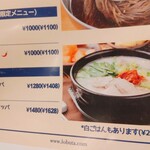 LOBUTA - テジクッパ（ご飯入り）の写真の下に白ごはんを促す文言が！