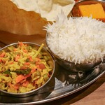 南インドキッチン - ポリヤル、ライス