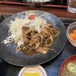 味処 こめます - 牛のバラ焼き(日替わりランチ)